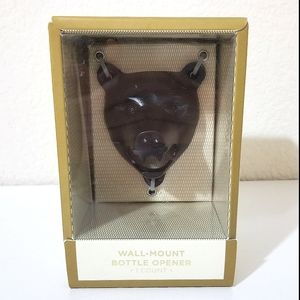 NWT black bear wall mount bottle opener